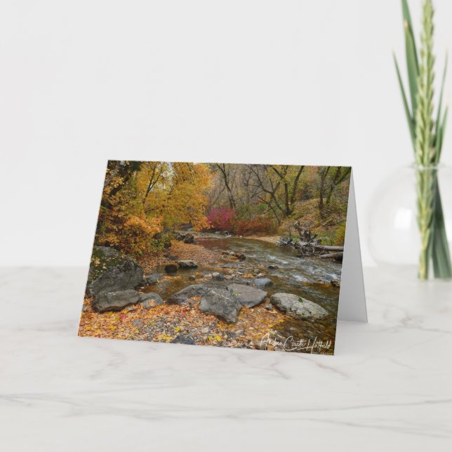 Herbstpracht Karte (Vorderseite)