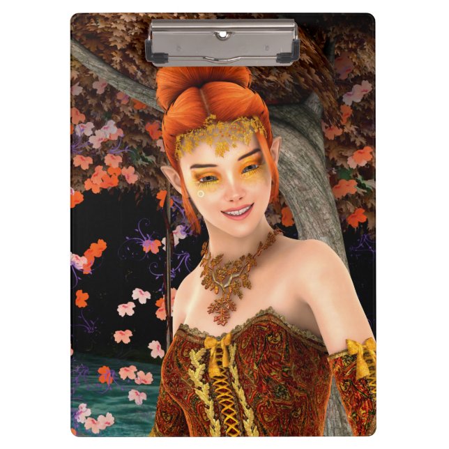 Herbstprinzessin Klemmbrett (Vorderseite)