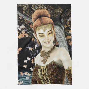 Herbstprinzessin Küchentuch