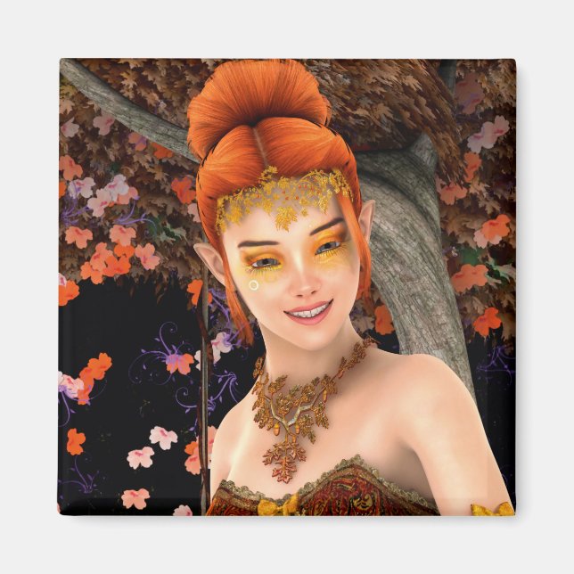Herbstprinzessin Magnet (Vorne)