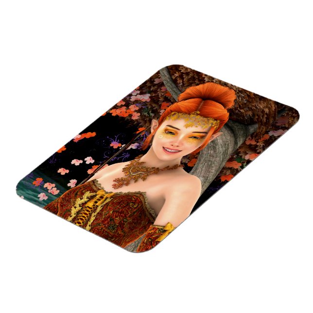 Herbstprinzessin Magnet (Linke Seite)