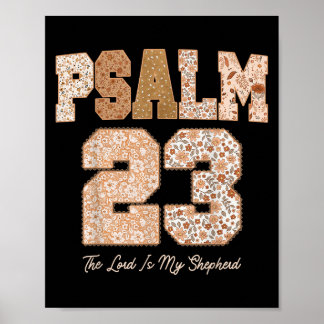 Herbstpsalm 23 Der Herr ist mein Hirte Poster