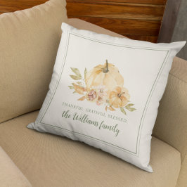 HerbstpumpenErntedank Personalisiert Kissen