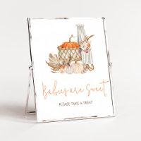 Herbstpumpenfall in der Liebe Babies sind süß