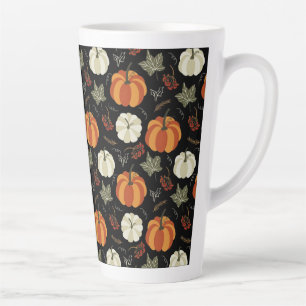 Herbstpumpenmuster Milchtasse