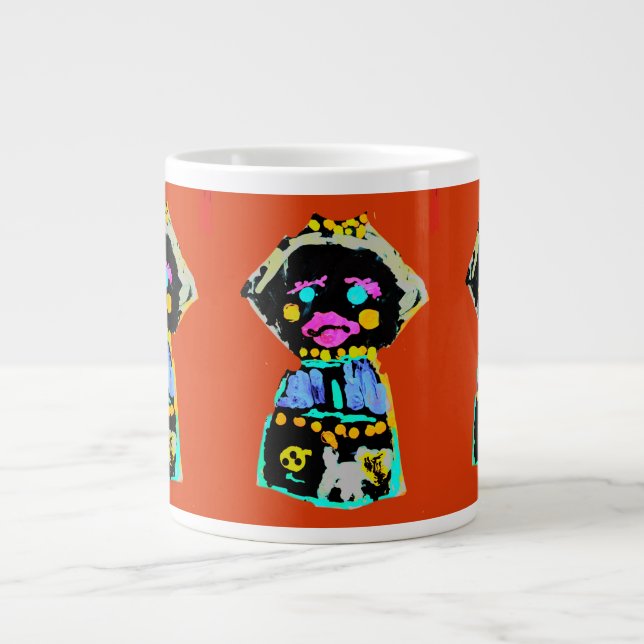Herbstpuppe Jumbo-Tasse (Vorderseite)