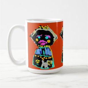Herbstpuppe Kaffeetasse