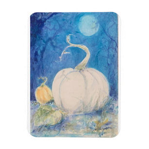 Herbstreben Kürbis Herbst Maureen Girard Magnet