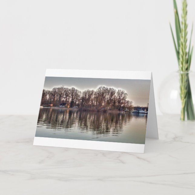 Herbstreflektionen Karte (Vorderseite)