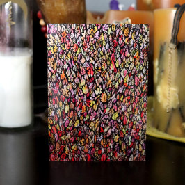 Herbstrückgang Feiertagskarte