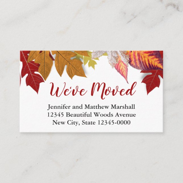 Herbstrückstände - Ankündigung Begleitkarte (Vorderseite)