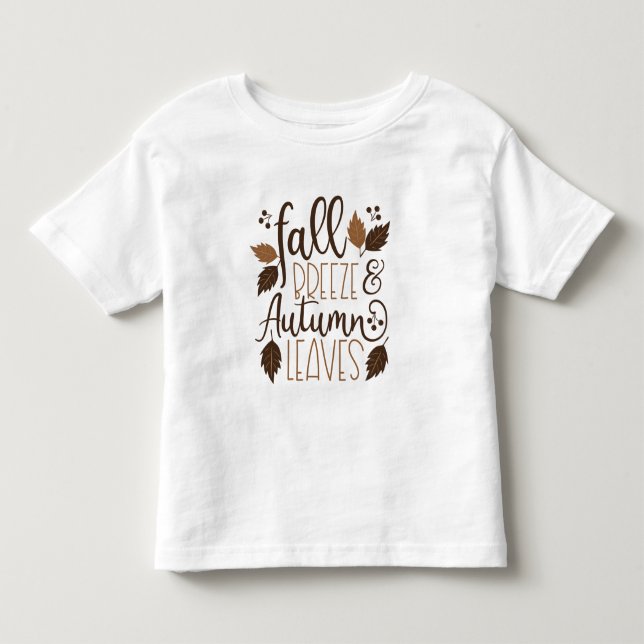 Herbstrutsche Kleinkind T-shirt (Vorderseite)