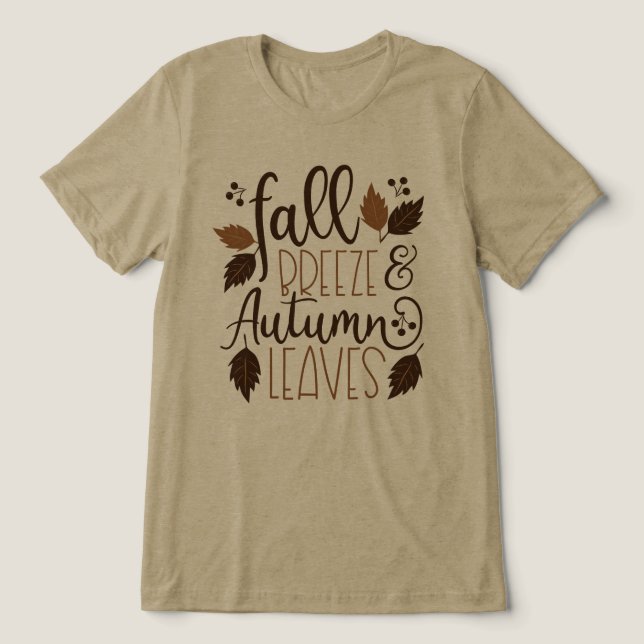 Herbstrutsche Tri-Blend Shirt (Design Vorderseite)