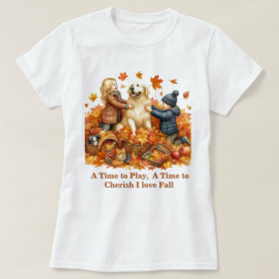  Herbstsaison Blätter  Liebe Herbst  T-Shirt