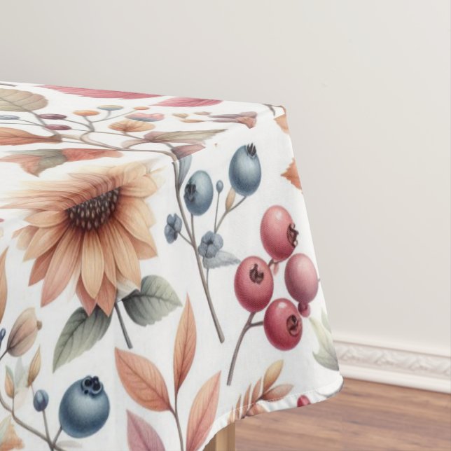 Herbstsaison Blätter und Berries Tischdecke (Beispiel)