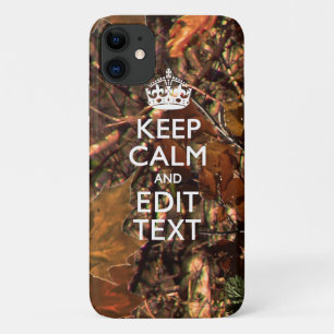 Herbstsaison Camouflage Behalte Beruhigung Ihres T iPhone 11 Hülle