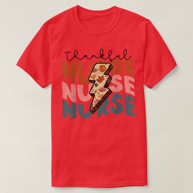 Herbstsaison Ernsthafter Erntedank Gif T-Shirt (Design vorne)
