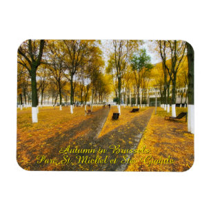 Herbstsaison in Brüsseler Parks, Reise Magnet