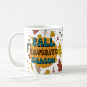 Herbstsaison meine Lieblingssaison Groovy-vibes Kaffeetasse
