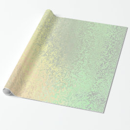 Herbstschattierungen von Grün und Gelb Geschenkpapier
