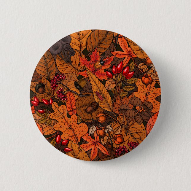 Herbstschätze Button (Vorderseite)