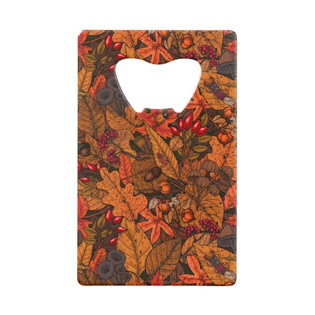 Herbstschätze Geldbeutel Flaschenöffner (Vorderseite)
