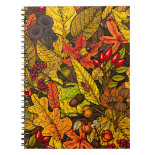 Herbstschätze Notizblock