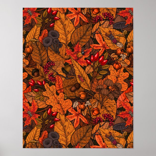 Herbstschätze Poster (Vorne)