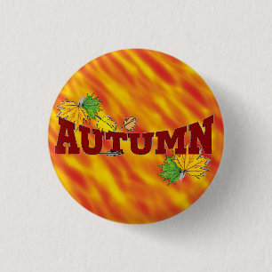 Herbstschönheit - button