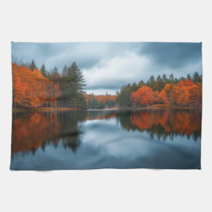 Herbstsee Geschirrtuch
