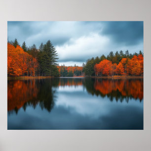 Herbstsee Poster