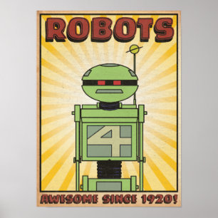 Herbstsee "ROBOT" Poster
