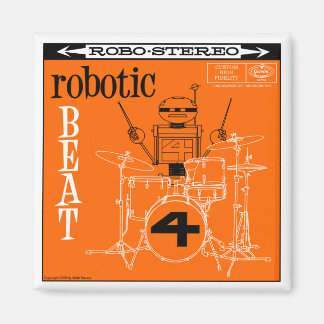 Herbstsee "ROBOTIC BEAT LP" Magnet