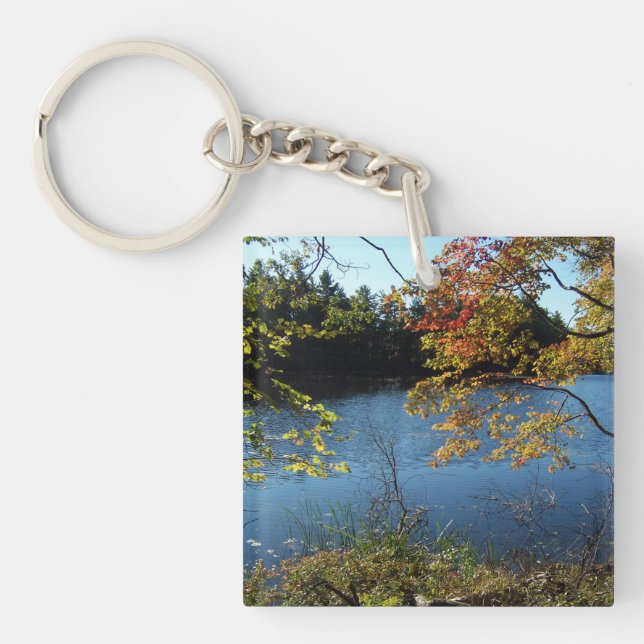 Herbstsee Schlüsselanhänger (Vorderseite)