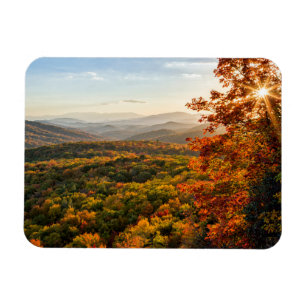Herbstsonne North Carolina Magnet