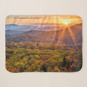Herbstsonnenuntergang von den Bakonhöhen Sherpadecke