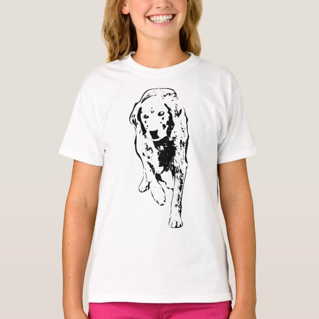 Herbstspaziergang, getönter Rückzug T-Shirt (Vorderseite)