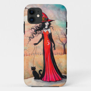 Herbstspaziergang Halloween Hexe schwarze Katze Ku title_seo2
