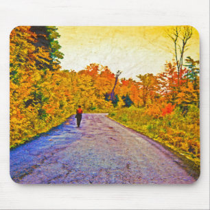 Herbstspaziergang Mousepad