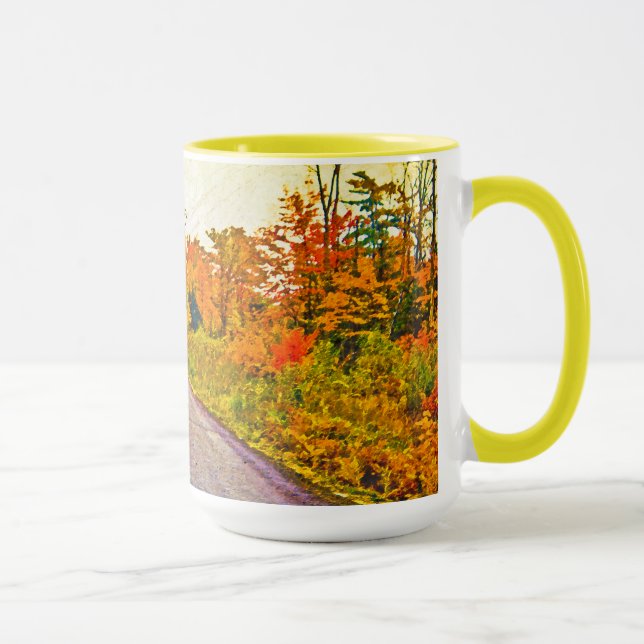 Herbstspaziergang Tasse (Rechts)