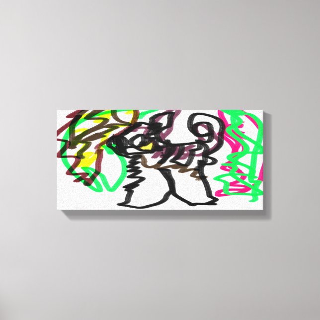 Herbstspiel Leinwanddruck (Vorderseite)