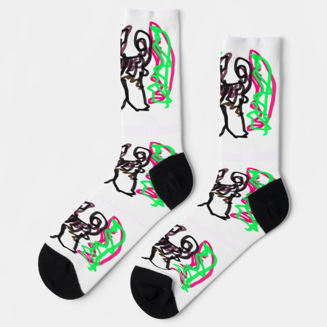 Herbstspiel Socken (Linkes Detail)