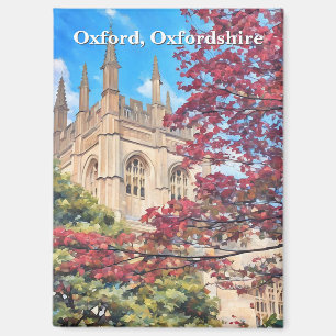 Herbstspiele - Oxford Kathedrale im Herbst Magnet