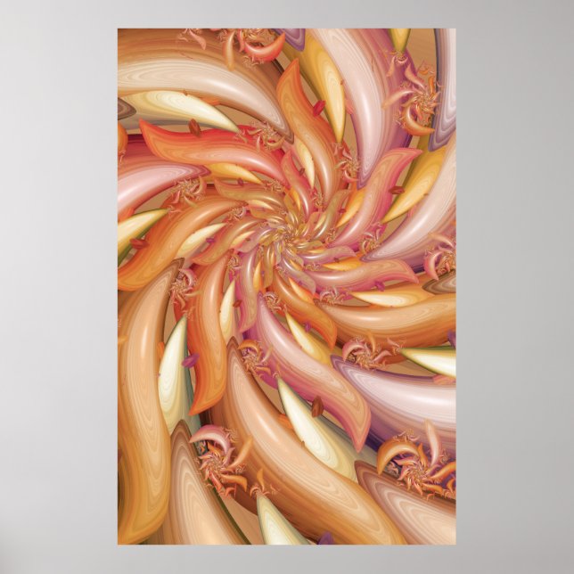 Herbstspirale Poster (Vorne)