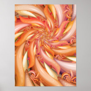 Herbstspirale Poster