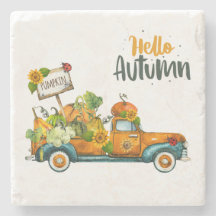 Herbststein-Untersetzer, Herbst-Wohngestaltung
