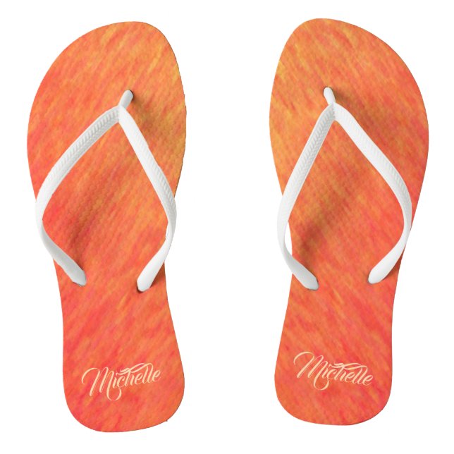 Herbststimmung-Herbstdeko- Flip Flops (Fußbett)