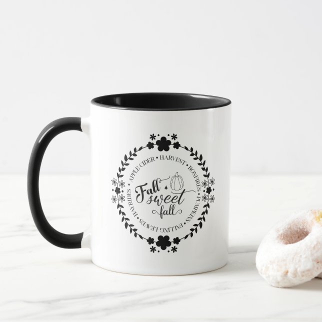 Herbststimmung Tasse (Mit Donut)