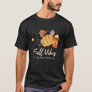 Herbststimmung Und Dieses Leben Als Medizinischer T-Shirt