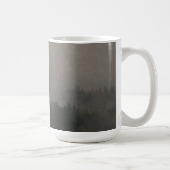Herbststimmungen Feuchtwald Foto Kunst, Natur Kaffeetasse (Rechts)